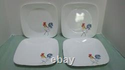 Corelle COUNTRY DAWN Dinnerware Set Square 16-Piece Service for 4