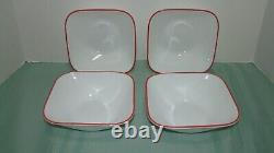 Corelle COUNTRY DAWN Dinnerware Set Square 16-Piece Service for 4