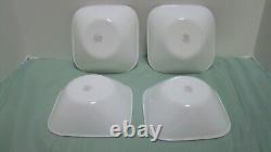 Corelle COUNTRY DAWN Dinnerware Set Square 16-Piece Service for 4