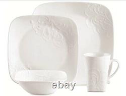 Corelle Cherish embossed 16 pcs dinnerware set