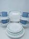 Corelle Country Cottage 25 pc Dinnerware Set withLunch Plates Platter Mugs Serve 4