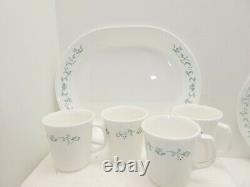 Corelle Country Cottage 26 pc Dinnerware Set Corning Mugs Bowls Serving Plates