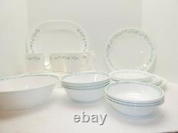 Corelle Country Cottage 26 pc Dinnerware Set Corning Mugs Bowls Serving Plates