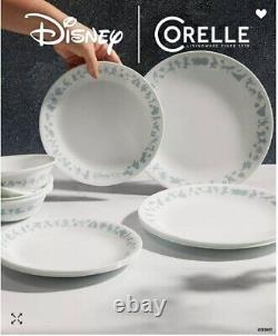 Corelle Disney Commemorative Series Characters 12-piece Dinnerware Set NEW n Box