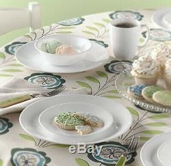 Corelle Livingware 32-Piece Dinnerware Set, Winter Frost White (Serves 8 Total)