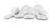 Corelle Livingware 74 Piece Dinnerware Set Serving Plates Dishes for 12 in White