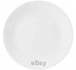 Corelle Livingware 74 Piece Dinnerware Set Serving Plates Dishes for 12 in White