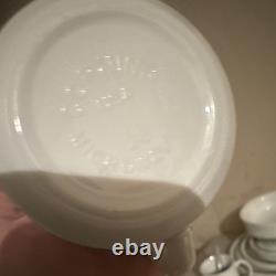 Corelle Livingware Crazy Daisys 30 piece set PLUS 2 BLUE FLOUR CORNING MUGS