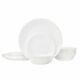 Corelle Livingware Piece Dinnerware Set, Winter Frost White, Service for 8