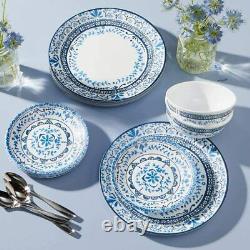 Corelle Portofino Round Dinnerware Set for 6 Proudly Made in the USA-NEW