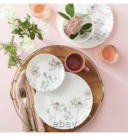 Corelle Signature Poppy Print 16-pc Dinnerware. Plates, Bowls, Mugs. BRAND NEW