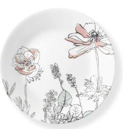 Corelle Signature Poppy Print 16-pc Dinnerware. Plates, Bowls, Mugs. BRAND NEW