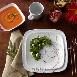Corelle Square 16-Piece Dinnerware Set Splendor, Service for 4, Dishes Tableware