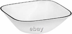 Corelle Square 16-Piece Dinnerware Set, Timber Shadows, Service for 4