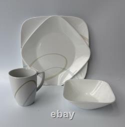 Corelle Square Sand & Sky 15-piece Dinnerware Set 1089962