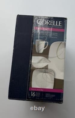 Corelle Square Sand & Sky 15-piece Dinnerware Set 1089962