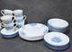 Corelle USA Vintage Blue Velvet 32pc Dinner and Plates Soup Bowls Cup Saucers 8