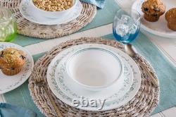 Corelle Vitrelle 18-Piece Service for 6 Dinnerware Set Triple Layer Glass and