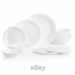 Corelle Winter Frost White 78-piece Dinnerware Service for 12 + Serve Set NEW