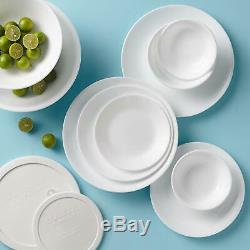 Corelle Winter Frost White 78-piece Dinnerware Service for 12 + Serve Set NEW