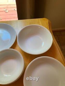 Corelle Winter Frost White Dinnerware Serves 6 Plus Bowl and Platter 44 Pieces