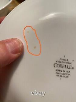 Corelle dinnerware service for 8