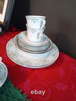 Cotillion by International China Juliet 3729 Floral Dinner Set for 6. 30pcs