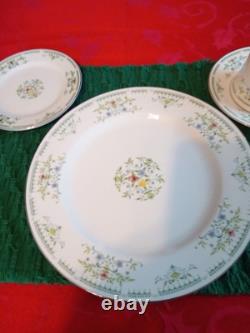 Cotillion by International China Juliet 3729 Floral Dinner Set for 6. 30pcs