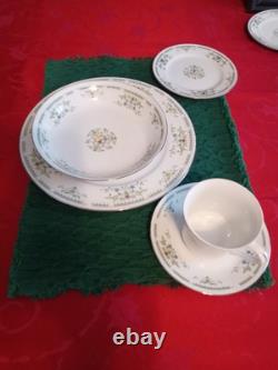 Cotillion by International China Juliet 3729 Floral Dinner Set for 6. 30pcs