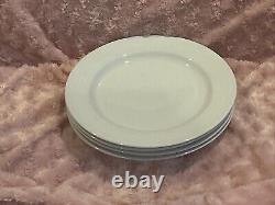 Crate & Barrel ROULETTE WHITE Set Of 24 Dinner Set Spal Porcelain Portugal