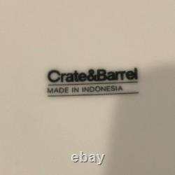 Crate & Barrel White 16pc. Dish Set