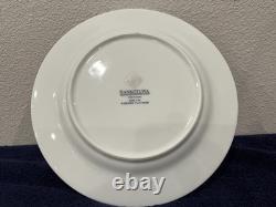 Dankotuwa Porcelain Dinnerware Set 95 Pc Service for 12 Platinum Trim