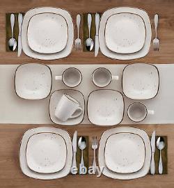 Decker White 16-Piece Dinnerware Set