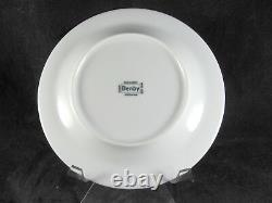 Denby White By Denby Plates Bowls, 9 pc, salad, cereal, soup, bread, all white