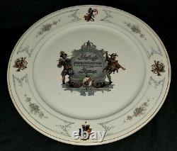 Dinner Plate, restaurant ware, porcelain, Peabody, Gayoso, Memphis, TN, 1911 10