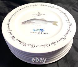 Dinner Plates Set of Eight Four Seasons Hotel Resort Restaurant Ware