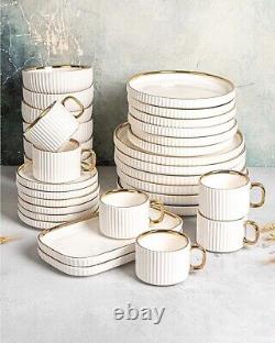 Dinner Set White Classic 32 Pieces, 6 person