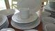 Dinnerware Italiana Porcelain White JC Penny service 8 44 pieces + hostess pc