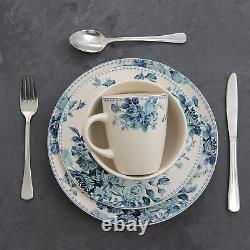 Dinnerware Plate Set Gift Handpaint Farm Stoneware 16pcHigh Quality Material