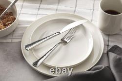 Dinnerware Set, 24 Seven White 18-Piece Dinnerware Set, Service for 6, Porcelain