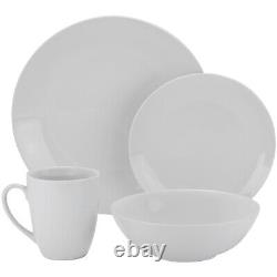 Dinnerware Set 32 Piece Service for 8 Plates Bowls Mug Round Porcelain Tableware