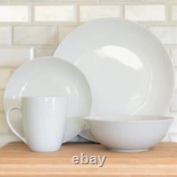 Dinnerware Set 32 Piece Service for 8 Plates Bowls Mug Round Porcelain Tableware