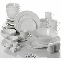 Dinnerware Set 46 Piece Plates Dishes Bowls Kitchen Serveware Gibson Home