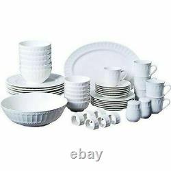 Dinnerware Set 46 Piece Plates Dishes Bowls Kitchen Serveware Gibson Home