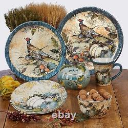 Dinnerware Set Gift Aretesian Painted Ceramic Qyality Earthenware for 4 -6pc