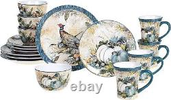 Dinnerware Set Gift Aretesian Painted Ceramic Qyality Earthenware for 4 -6pc