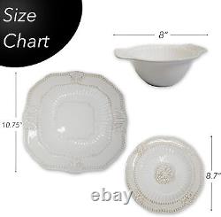 Dinnerware Set Plstes 20 pcs GIFT High Quality Earthenware for Everyday Use