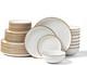 Dinnerware Set, Service for 8 (32 PCS), Round Plates and Bowls Sets, Scratch Res