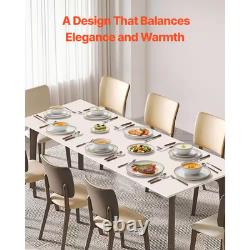 Dinnerware Set, Service for 8 (32-Pieces), round Plates, Scratch Resistant Ceram