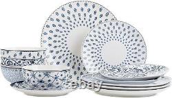 Dinnerware Sets Artesian Habdcraft Gift Valentine for 4, 12 pcs Qualit Ceramic